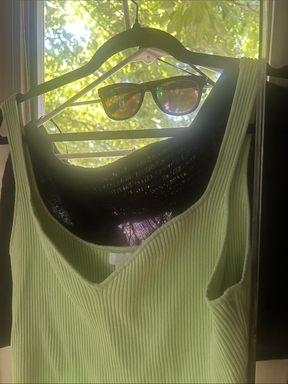 XL CROP TANK, swim mini coverup set / XL / both / summer beach vibes
